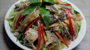 Cách Làm Gỏi khô Cá Lóc Đồng Gưa Leo Giòn Giòn Ngon ĐẶT SẢN MIỀN TÂY