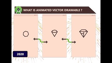 WHAT IS ANIMATED VECTOR DRAWABLE IN ANDROID STUDIO