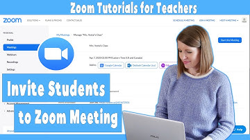 Zoom Tutorials for Teachers Part 8 | Invite Students to Zoom Meeting