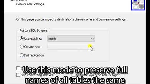 How to migrate Oracle to PostgreSQL