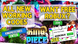 King Piece Codes *All New Working Codes 2021* (Robux Giveaway)