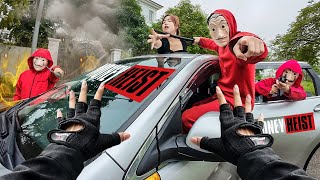 Parkour Money Heist Season 6 Cant Escape From Police Chase And Rescue Crush In Real Life Epic Pov