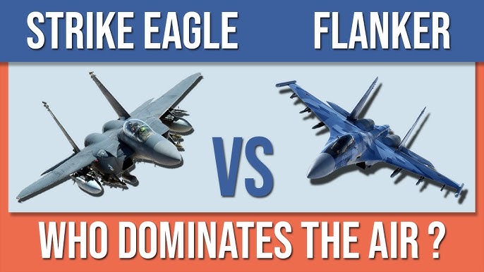 SU-34 Fullback vs F-15E Strike Eagle 