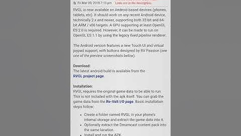 How to install RVGL on Android