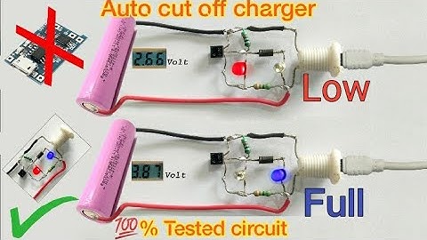 Very Simple 3.7v Li-ion Battery Charger || Auto cut off charging module #chargingmodule