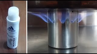 Deodorant can stove