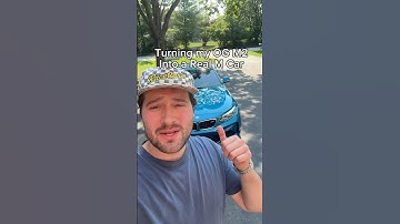 Installing carbon fiber mirror caps on my BMW M2. Love the way these look on the car! #bmw #bmwm #m2