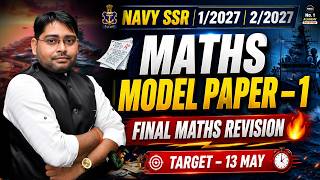 Navy SSR Maths Practice Set | Navy SSR Maths Model Paper | Navy SSR Maths Preparation | 1 &amp; 2/2027