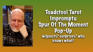 Toadstool Tarot Impromptu Pop-Up. Deck Peccadilloes
A VR created in response to a live from Longman Tarot & Beneficial Tarot.
Little things that keep you from buying, using, and/or enjoying a deck.
1. price, 2nd hand
2. kickstarter, pre-orders, FOMO
3. market saturation (mainstream popularity) or scarcity (labor involved in locating an OOP copy)
4. packaging-boxes, bags, shrinkwrap, banding
5. card size
6. card stock-thickness, flexibility, matte, texture, coating
7. copyrights, fonts, borders
8. deck modification, gilding, edging
9. content-theme, seasonal, art style, medium used, color palette
10. visuals-scenic, pips, non-representational, diversity
11. change of systems-number of cards, redefined labels. Toadstool Tarot Impromptu Pop-Up. Deck Peccadilloes