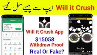 Will it Crush Game | Will it crush withdrawal kaise kare | Will it Crush Se Paise Kaise Nikale