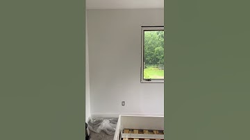 Easy Diy window trim on a friendly budget. Follow for more.