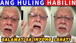 Video ni Ronaldo Valdez bago namatay!