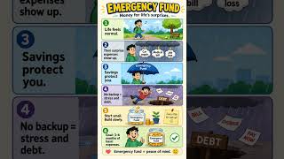 Emergency funds protect you when life gets expensive 💰☔ #financeforbeginners #moneytips