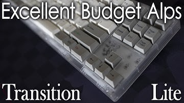 Transition Lite / NOS Alps SKCM White / Tai Hao Cubic Keycaps / POM Plate - Typing Sounds