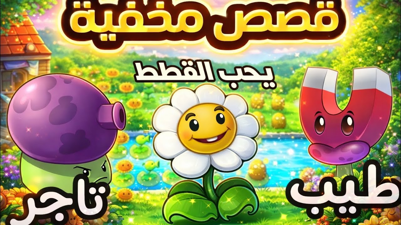 شرح قصص جميع النباتات في لعبة pvz