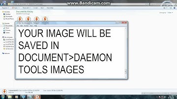 how to make disc image or mount using daemon tools