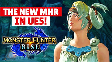 Monster Hunter Rise UNREAL ENGINE 5 GAMEPLAY TRAILER UE5 SUNBREAK NEWS モンスターハンターライズ 「アンリアル エンジン5」