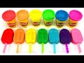 Apprendre les couleurs avec des glaces colores play doh pte  modeler  vido ducative