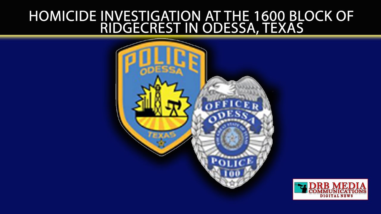 Odessa Police Department Reports Police Odessa Officer Fatally Shoots