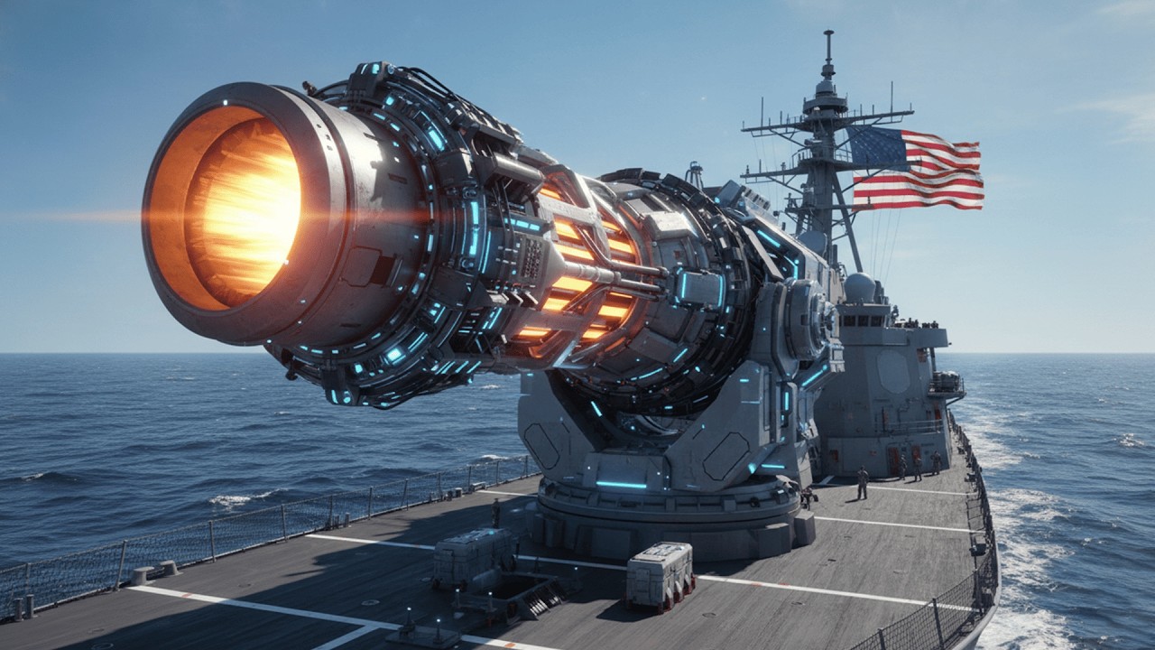 США испытывают малозаметный линкор со смертоносным оружием, которое потрясло мир