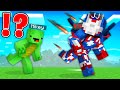IRON PATRIOT Speedrunner vs Hunter in Minecraft - Maizen JJ and Mikey