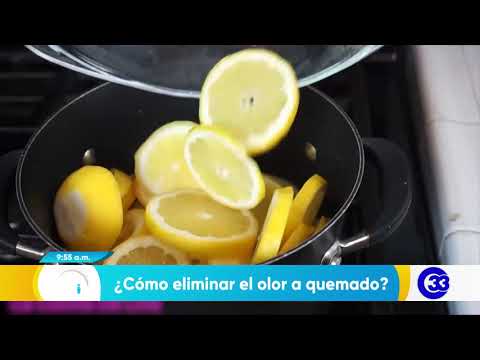 Video: 3 formas de eliminar el olor a comida quemada de su hogar