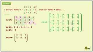 Invers Matriks Ordo 3x3 | Matematika Kelas XI