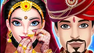 Indian wedding spa salon makeover and dress-up||Android gameplay||girl cool games|@StylishGamerr screenshot 4