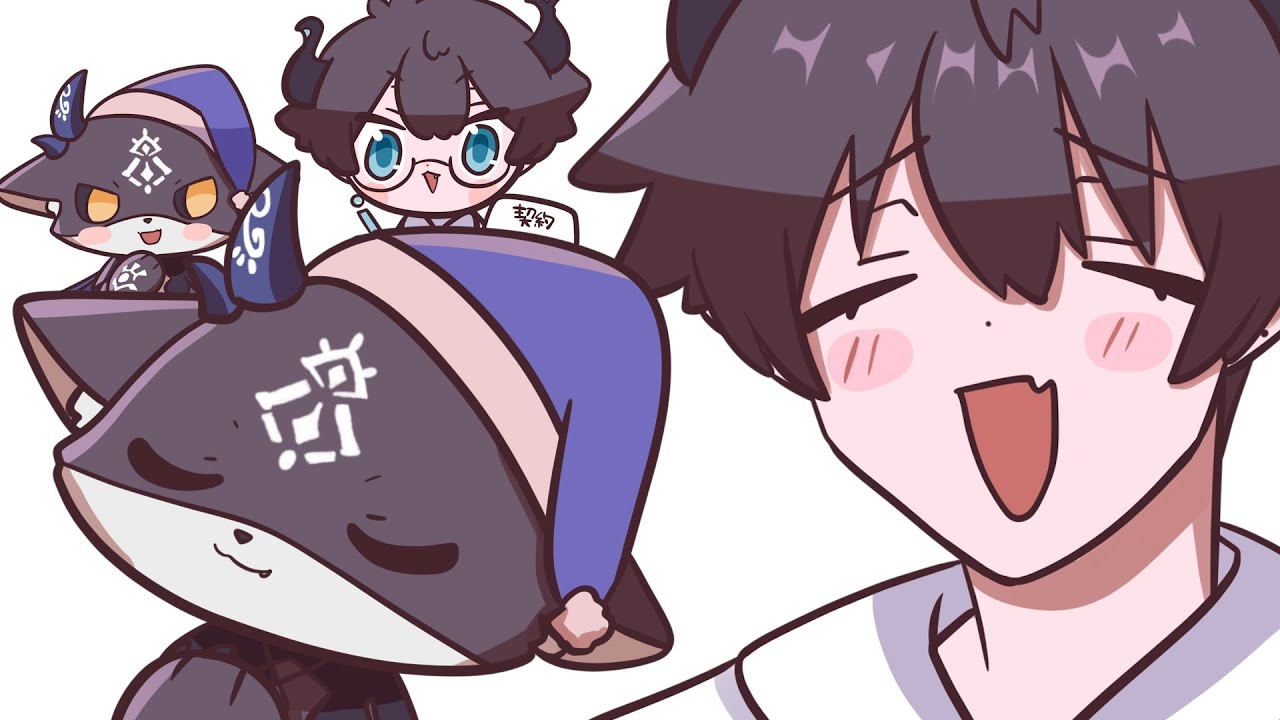 おそろしいあくまとエイリアン【でびでび・でびる|Ren Zotto|レンゾット|nijisanji en clips|にじさんじEN|手描き切り抜き】