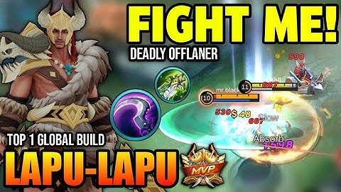 LAPU-LAPU BEST BUILD 2023 | BUILD TOP 1 GLOBAL LAPU-LAPU GAMEPLAY | MOBILE LEGENDS✓