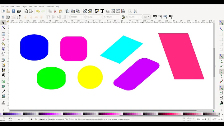 Inkscape - Tutorial #3 - Rectangles & Squares - How to draw rounded corners