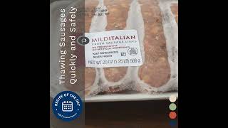 Thawing Sausages Quickly and Safely