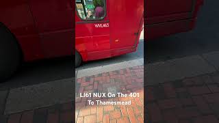 LJ61 NUX On The 401 To Thamesmead #fortheloveofbuses #goaheadlondon #dieselbus #travel #london