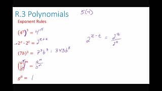 R 3 Polynomials