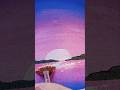 Watch this sunset come to life 🖌️💜 #artshorts #painting