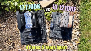 i7 7700K vs i3 12100F  Can The Last Quad Core i7 Keep Up?