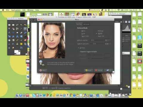 How to make Celebrity Edits on Gimp