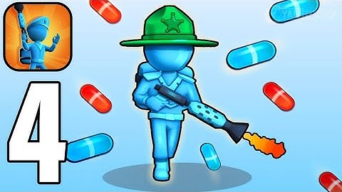 Plastic Army Battle Simulator - Gameplay Walkthrough Part 4 Base Defense (Android,iOS)