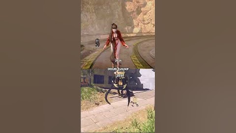 Jumping Double Stellar Blade or Nier Automata compare #shorts #stellarblade