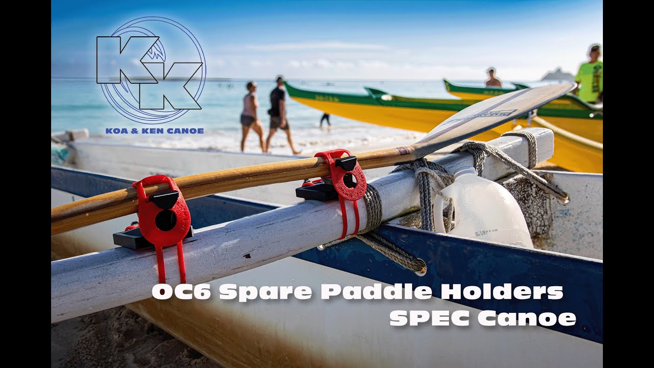 OC6 Spare Paddle Holder Spec Canoe Overview - YouTube