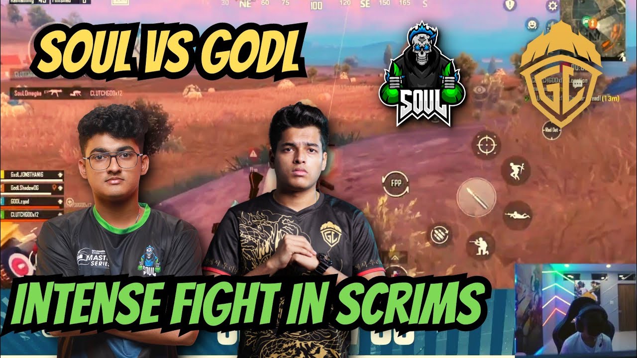 Soul vs Godlike Intense fight in scrims 😍| Omega vs Shadow 🔥#soulvsgodl ...