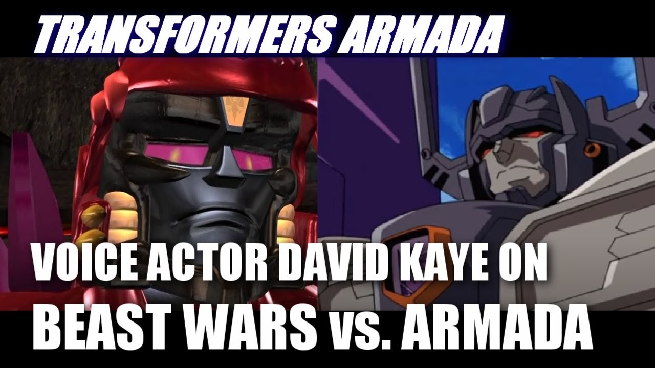 Megatron Voice Actor David Kaye on Recording Transformers Armada vs