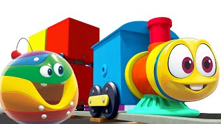 Jogo divertido de trem | Desenhos animados engraçados para crianças | Wonderballs Brasil #cartoon