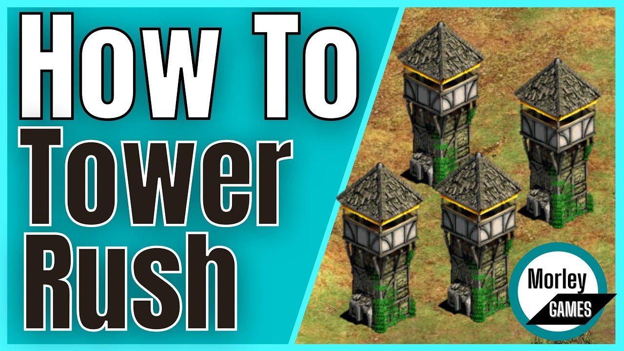 AOE2 Tower Rush Build Order Tutorial YouTube