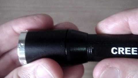 KINGHON 1AA Cree Q3-WC 3-Mode 120-Lumen Convex Lens LED Flashlight - Black (1*AA) at Dealextreme