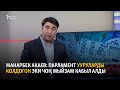 Жанарбек Акаев: Парламент ууруларды колдогон эки чоң мыйзам кабыл алды