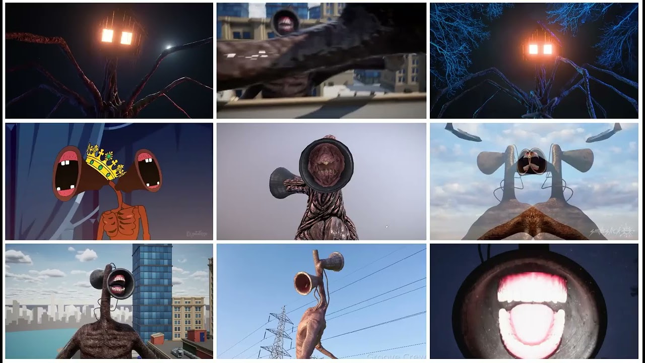 Head houce vs siren head coffin dance ( cover ) #sirenhead #coffindance 