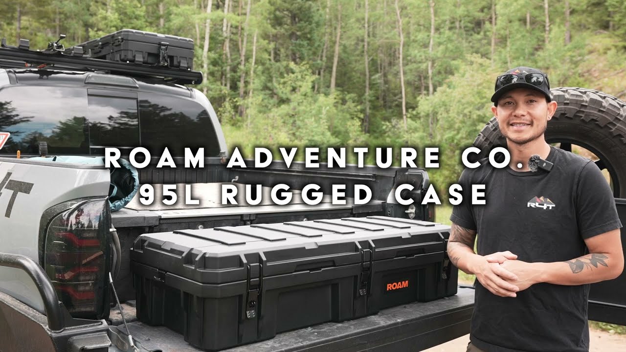 Roam Adventure Co. 95L Rugged Case - Perfect for Larger Camping 