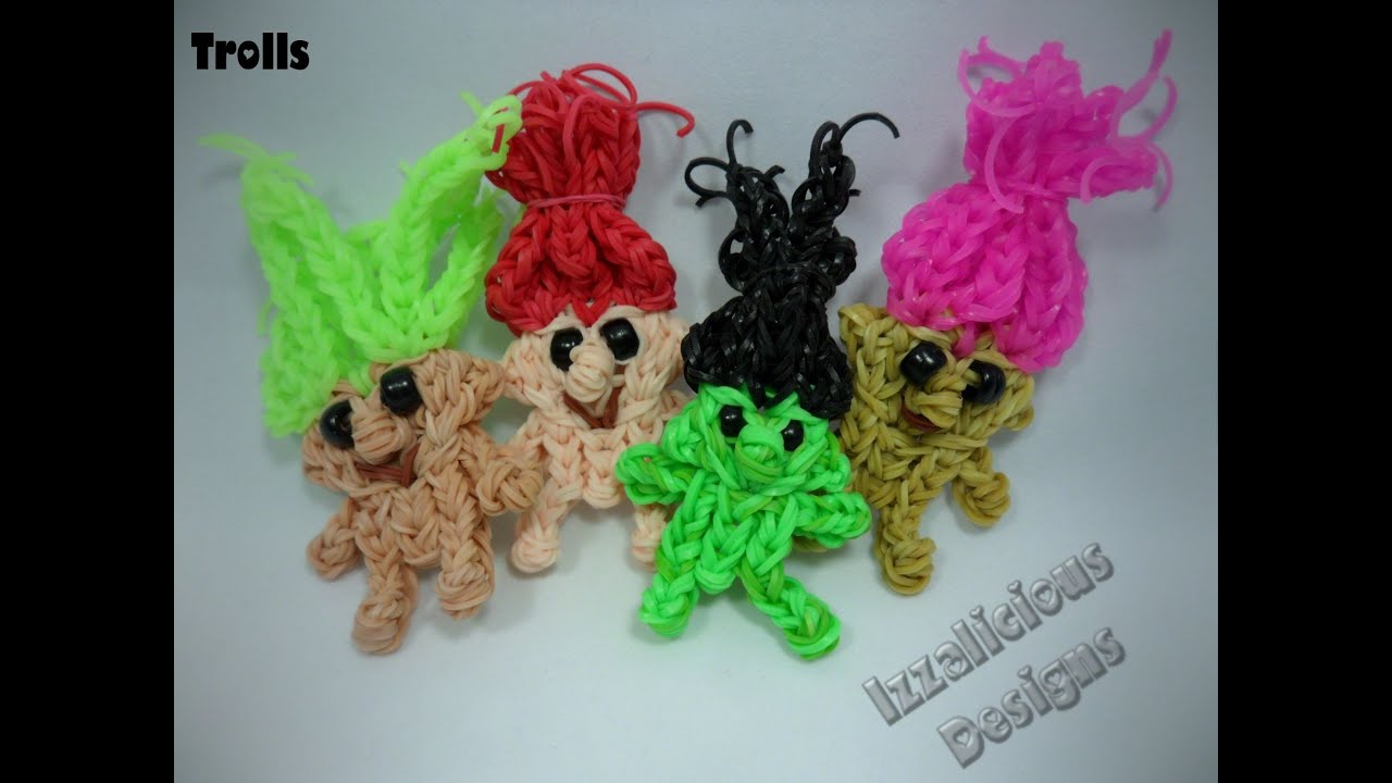 Rainbow Loom Troll | Rainbow Loom Zelf Doll | Action Figure Tutorial