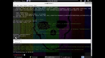 اختراق المواقع المصابة بـ sql بواسطة kali linux